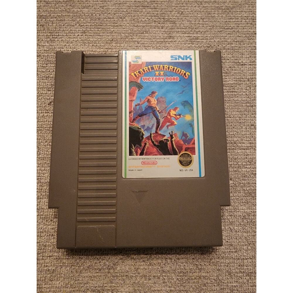 Ikari Warriors II: Victory Road (Nintendo NES, 1988) Game Cartridge Only Tested